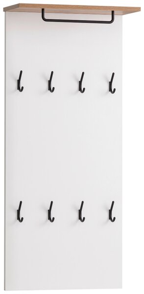 ŠATNÍ PANEL, bílá, barvy dubu, 50/110,6/19,9 cm MID.YOU - Šatní panely, Online Only