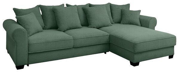 ROHOVÁ SEDAČKA, textil, tmavě zelená MID.YOU - Sedací soupravy, Online Only