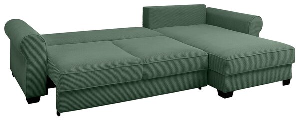 ROHOVÁ SEDAČKA, textil, tmavě zelená MID.YOU - Sedací soupravy, Online Only