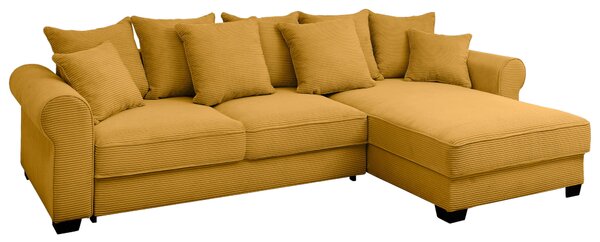 ROHOVÁ SEDAČKA, textil, žlutá MID.YOU - Sedací soupravy, Online Only