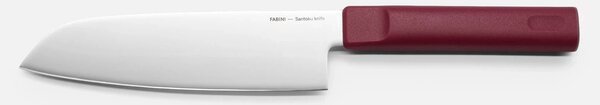Fabini Santoku nůž Trino Economy, 17 cm - Nůž z nerezové oceli, vínový