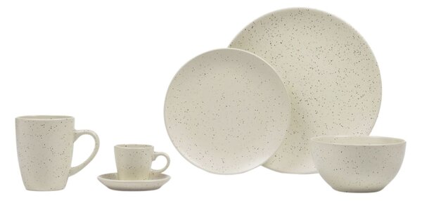 Bílá keramická miska Kave Home Aratani ? 14,2 cm