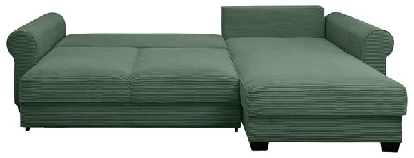 ROHOVÁ SEDAČKA, textil, tmavě zelená MID.YOU - Sedací soupravy, Online Only