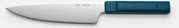 Fabini Velký kuchařský nůž Trino Economy, 19 cm - Nůž z nerezové oceli, modrý