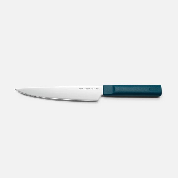 Fabini Univerzální nůž Trino Economy, 19 cm - Nůž z nerezové oceli, modrý