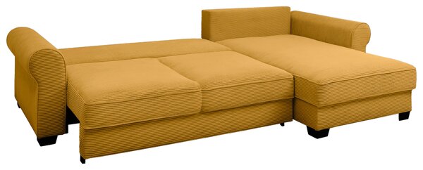 ROHOVÁ SEDAČKA, textil, žlutá MID.YOU - Sedací soupravy, Online Only