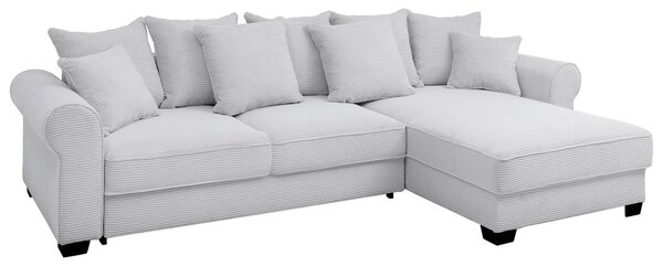 ROHOVÁ SEDAČKA, textil, světle šedá MID.YOU - Sedací soupravy, Online Only