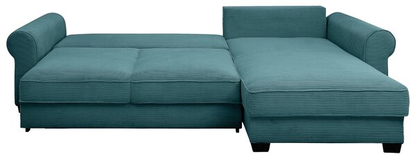 ROHOVÁ SEDAČKA, textil, azurová modrá MID.YOU - Sedací soupravy, Online Only