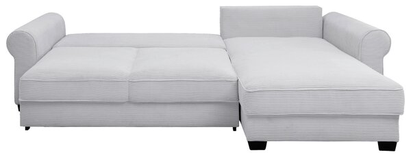 ROHOVÁ SEDAČKA, textil, světle šedá MID.YOU - Sedací soupravy, Online Only