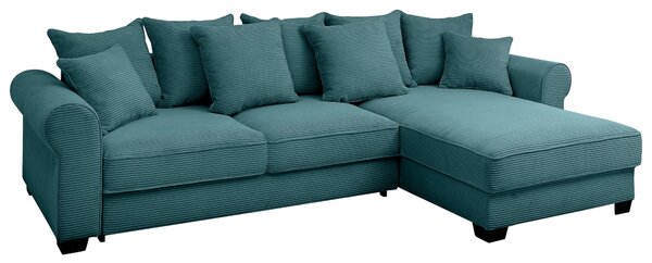 ROHOVÁ SEDAČKA, textil, azurová modrá MID.YOU - Sedací soupravy, Online Only