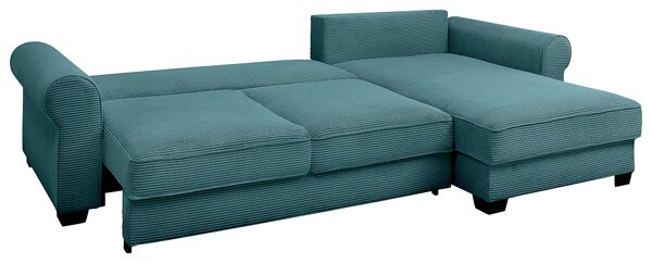 ROHOVÁ SEDAČKA, textil, azurová modrá MID.YOU - Sedací soupravy, Online Only
