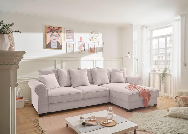 ROHOVÁ SEDAČKA, textil, růžová MID.YOU - Sedací soupravy, Online Only