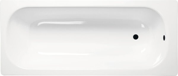SMAVIT Obdélníková smaltovaná vana 120x70x39cm, bílá