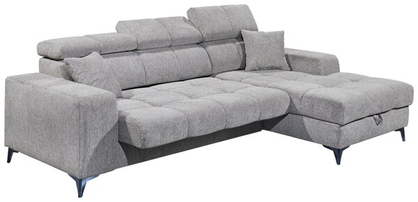ROHOVÁ SEDAČKA, textil, šedohnědá MID.YOU - Sedací soupravy, Online Only