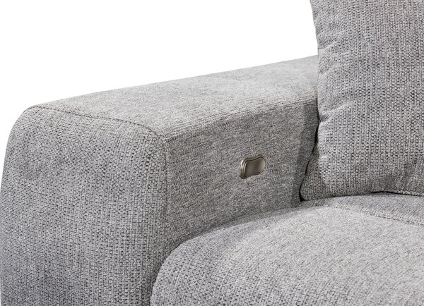 ROHOVÁ SEDAČKA, textil, šedohnědá MID.YOU - Sedací soupravy, Online Only