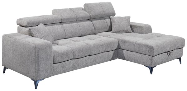 ROHOVÁ SEDAČKA, textil, šedohnědá MID.YOU - Sedací soupravy, Online Only
