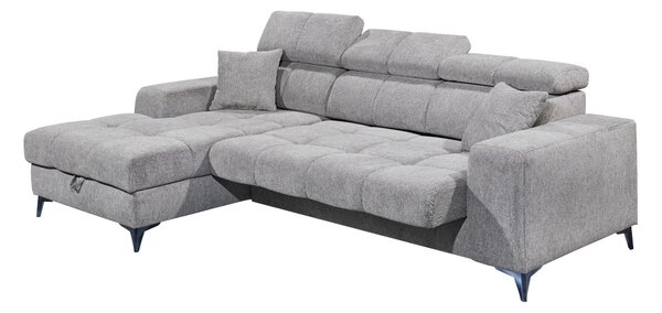 ROHOVÁ SEDAČKA, textil, šedohnědá MID.YOU - Sedací soupravy, Online Only