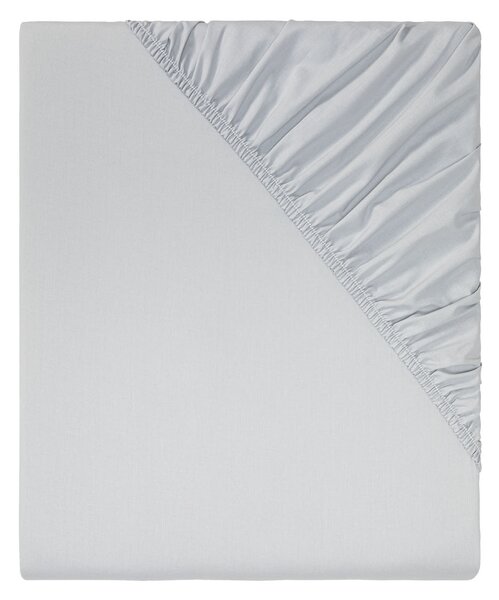 LIVARNO home Napínací prostěradlo Renforcé, 90–100 x 200 cm (světle šedá) (100341365003)