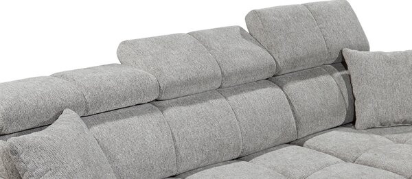 ROHOVÁ SEDAČKA, textil, světle šedá MID.YOU - Sedací soupravy, Online Only