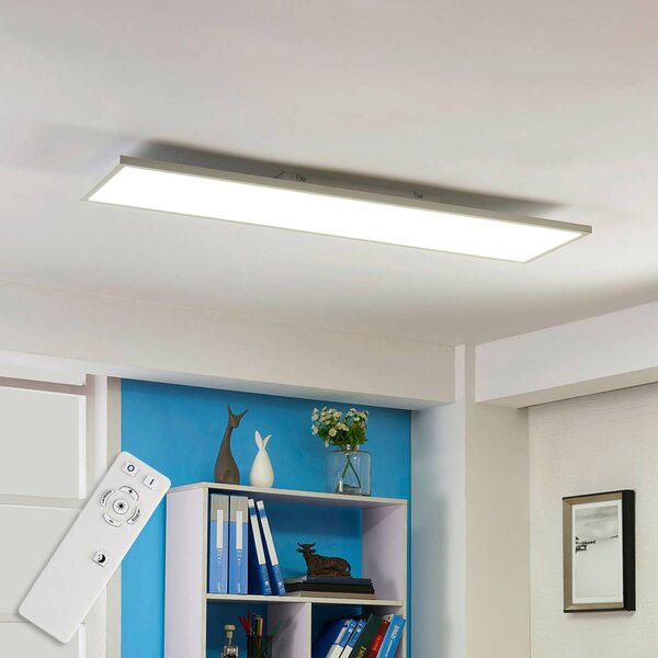 Arcchio LED panel Philia, 120 cm, 30 W, stmívatelný, Bílá / opál, Obývací pokoj / jídelna, Plast, Moderní