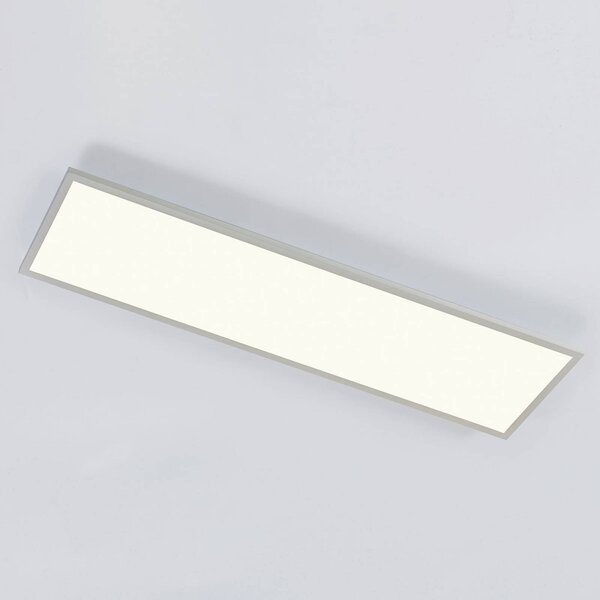 Arcchio LED panel Philia, 120 cm, 30 W, stmívatelný, Bílá / opál, Obývací pokoj / jídelna, Plast, Moderní