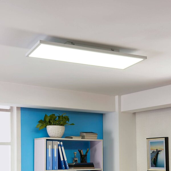 Arcchio LED panel Philia, 80 cm x 29,5 cm, stmívatelný, Bílá / opál, Obývací pokoj / jídelna, Plast, Moderní