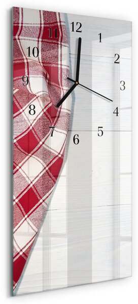 Skleněné hodiny vertikální Ubrus zsppc-30x60-00178720