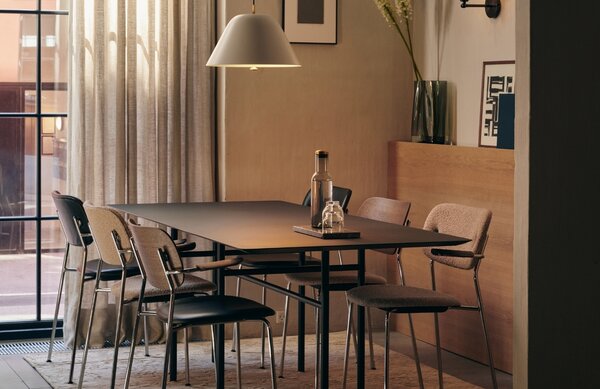 Audo CPH Černý dubový jídelní stůl AUDO SNAREGADE 200 x 90 cm