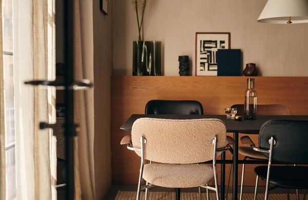 Audo CPH Černý dubový jídelní stůl AUDO SNAREGADE 200 x 90 cm
