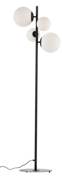 Stojací Lampa ALDEX, Dione, Černá, Obývací pokoj, Sklo, Moderní