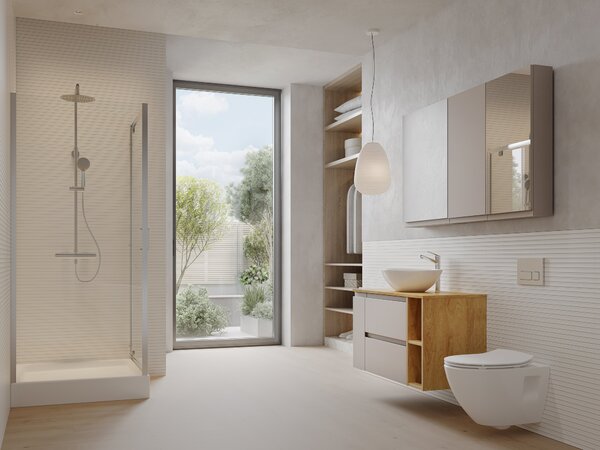 Cersanit Moduo skříňka 40x14x80 cm boční závěsná béžová S590-110-DSM