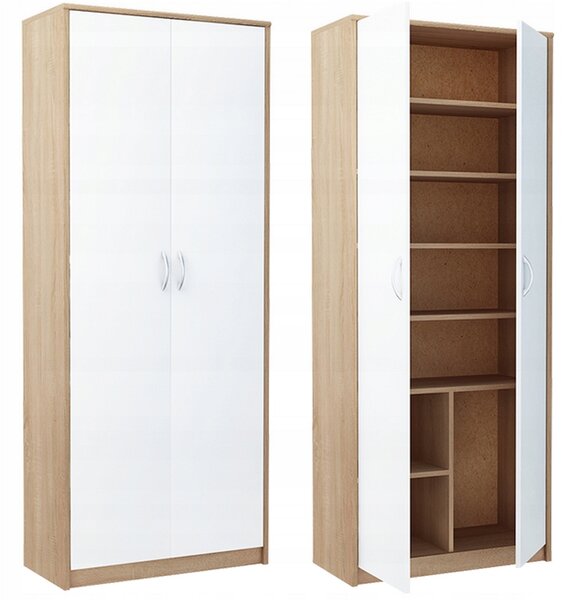 Regál Meble Bestseller 74 cm x 180 cm x 35 cm dub sonoma