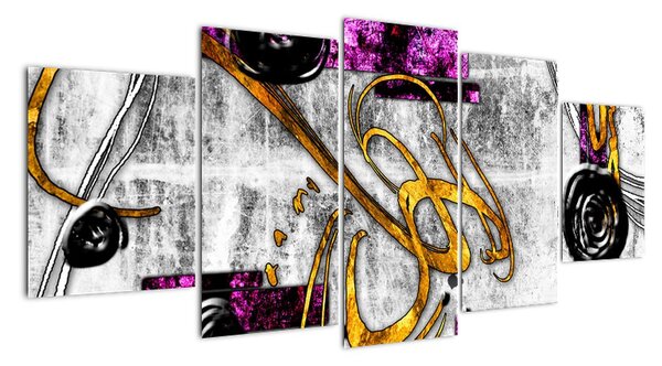 Abstrakce - moderní obrazy (150x70cm)