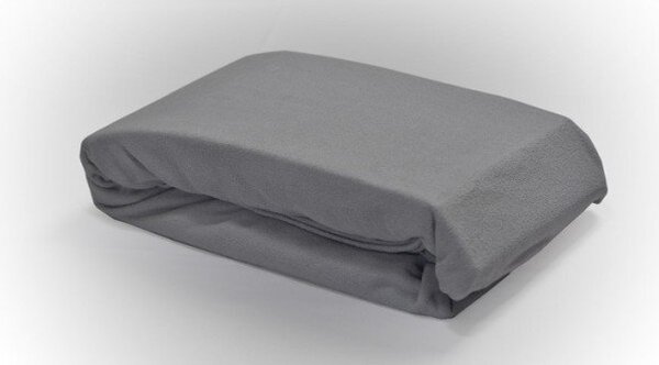Stanex Froté napínací prostěradlo tmavě šedé ROZMĚR: (š/d/v) 140 x 200 x 20 cm