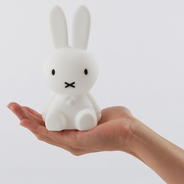 Bílá plastová dětská LED lampa Mr. Maria Miffy 11 cm