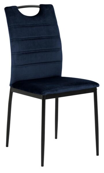 Jídelní židle Eleni II Dark blue mikro