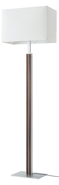 Stojací Lampa Quitani, Lisene, stmívatelné, Dřevo, Obývací pokoj, Tkanina / Textil, Design