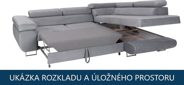 Rohová sedací souprava Lily - Kronos 03 Varianta: Levá