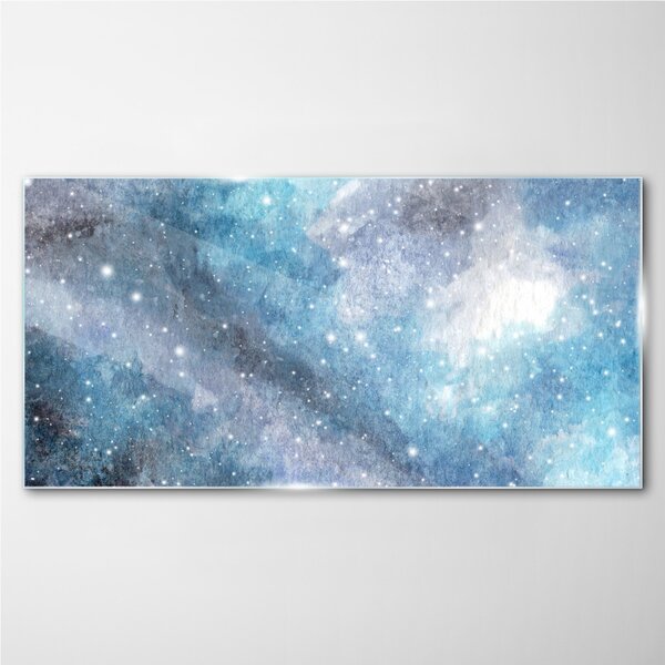 Obraz na skle Obraz na skle Noční obloha galaxie hvězdy