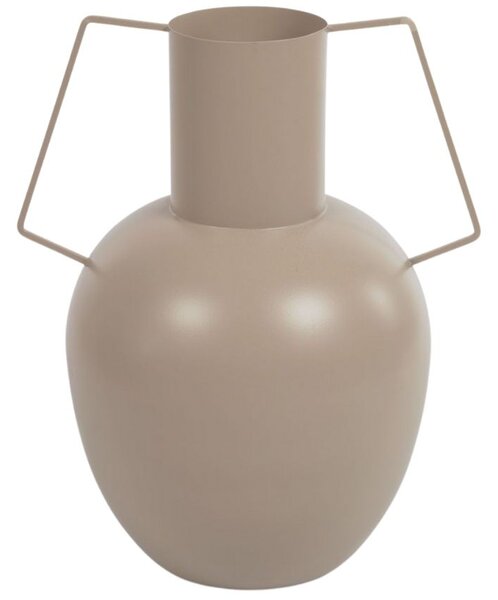 Světle hnědá kovová váza Kave Home Bellabel 38 cm