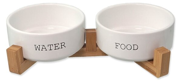 Keramický set misek s podstavcem pro psa ø 13 cm Dog Fantasy – Plaček Pet Products