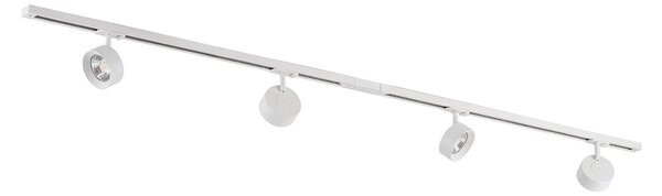 Stropní Lampa Lindby, Linaro, Bílá, Pracovna, Kov, Moderní