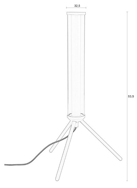 -25 % Dny MOMENTI– Béžová skleněná stolní lampa ZUIVER SCOTTY