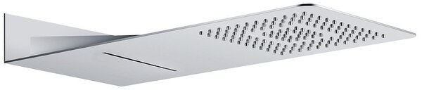 SAPHO SLIM nástěnná hlavová sprcha s kaskádou 220x500x2,4mm, leštěný nerez MS746