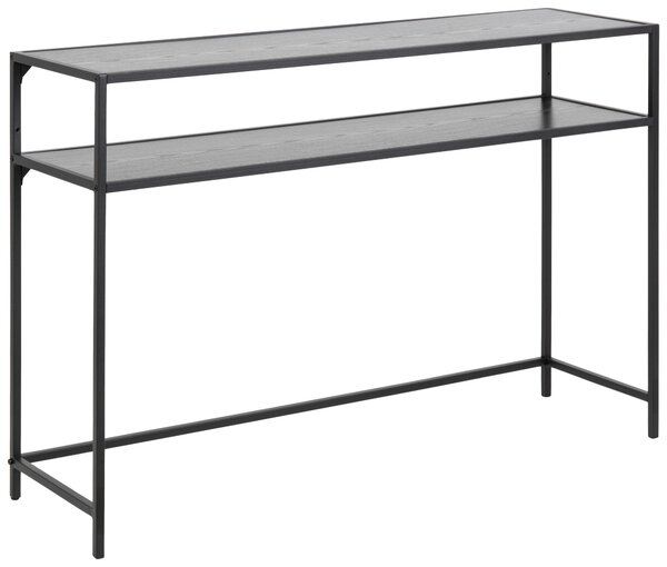 KONZOLOVÝ STOLEK, černá, kompozitní dřevo, 120/79/35 cm - Online Only konferenční stolky, Online Only