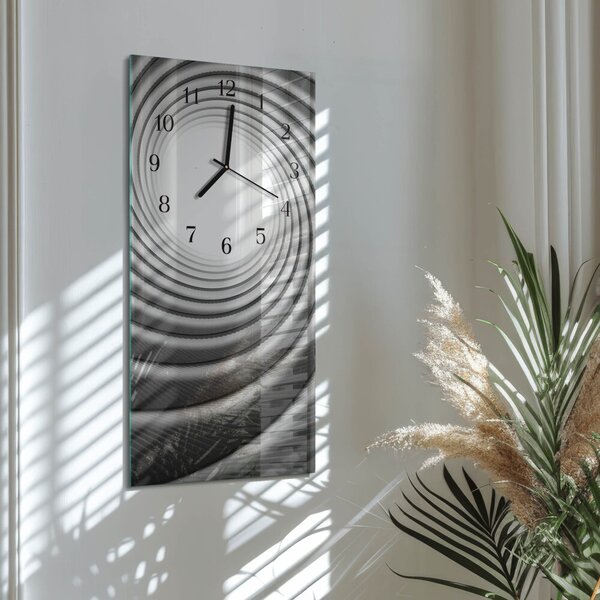Skleněné hodiny vertikální Vír zsppc-30x60-00058127