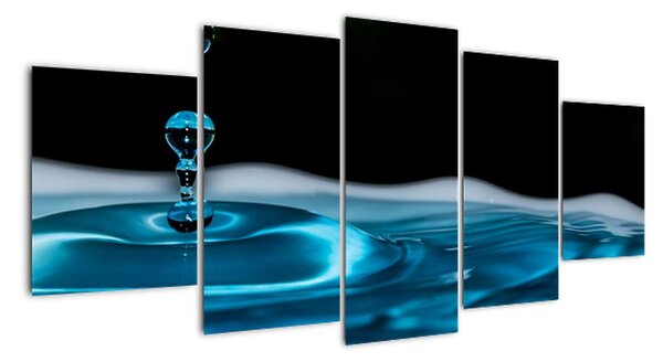 Obraz kapky vody (150x70cm)