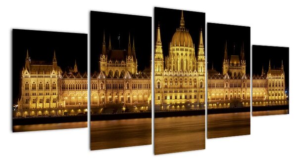 Budova parlamentu - Budapešť (150x70cm)