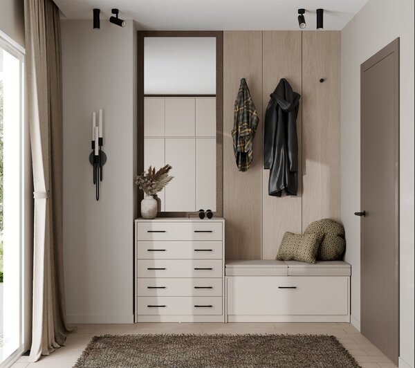 TP Living Botník Alex 74 cm kašmírový