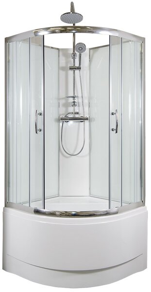 CALYPSO 90 x 90 cm - Termo sprchový box model 6 čiré sklo